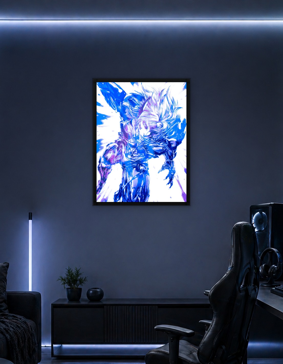 Blue Aura Warrior