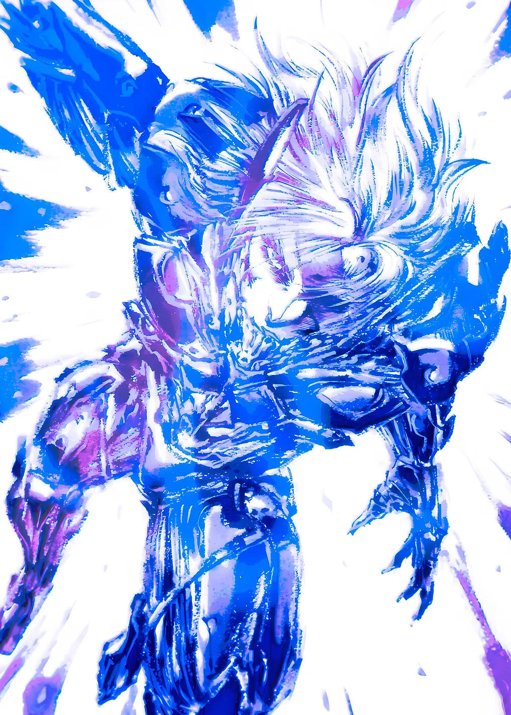 Blue Aura Warrior