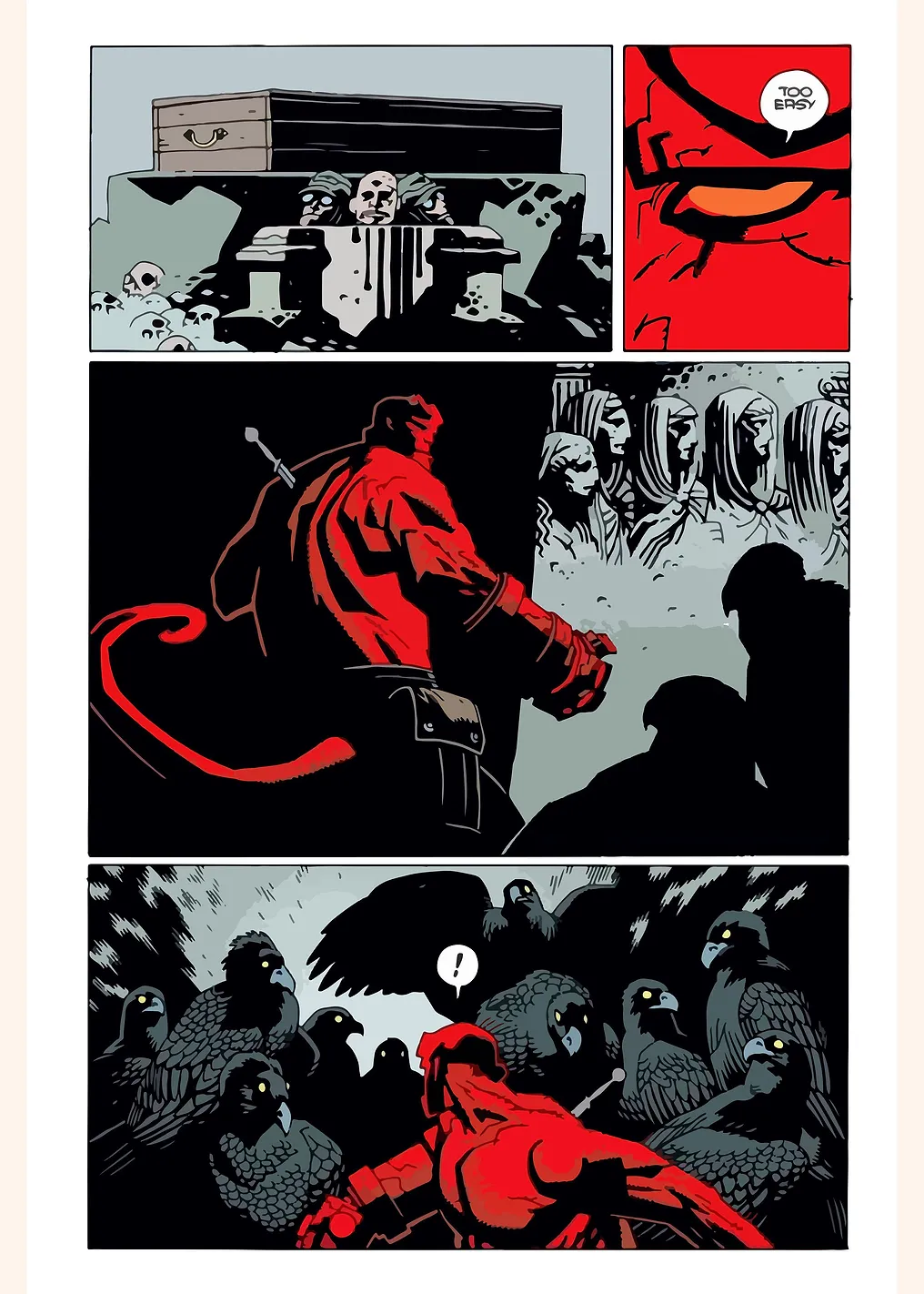 hellboy comics page