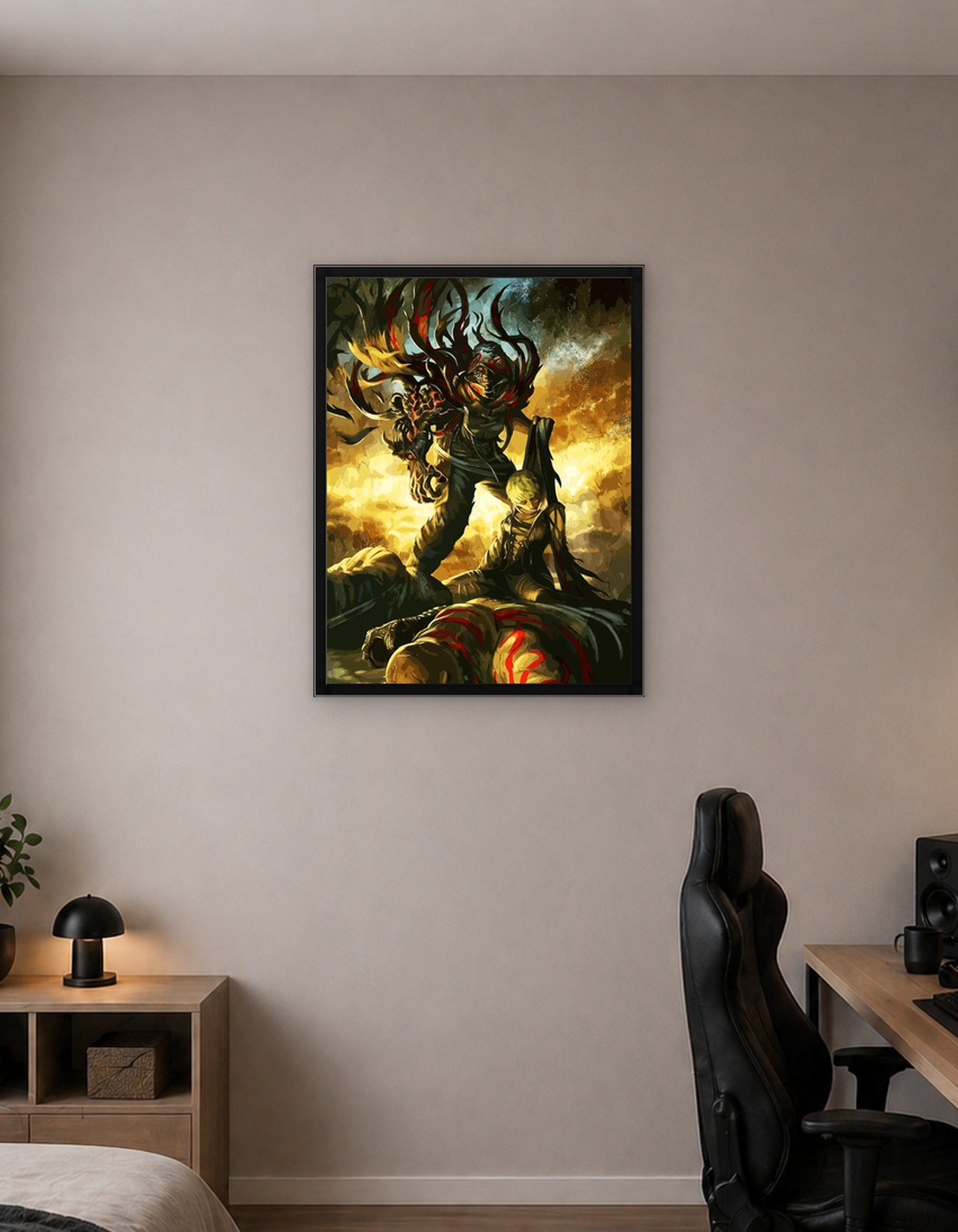 Dark Fantasy Battle Scene
