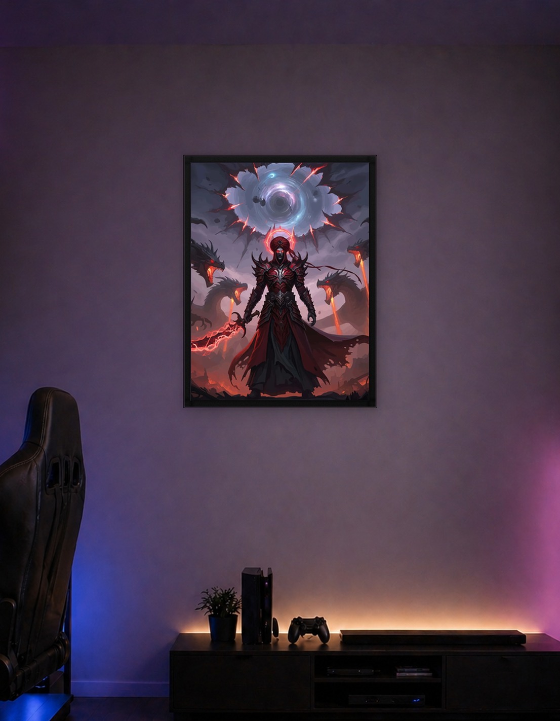 Dark Sorcerer and Dragons