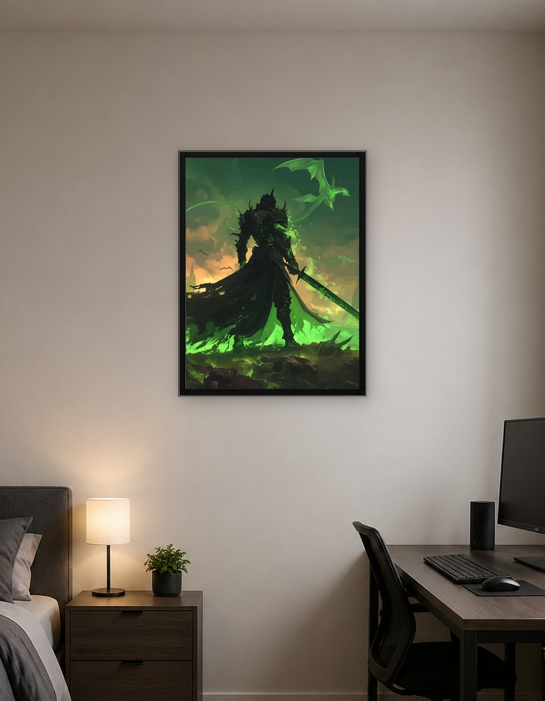 Dark Knight and Green Dragons