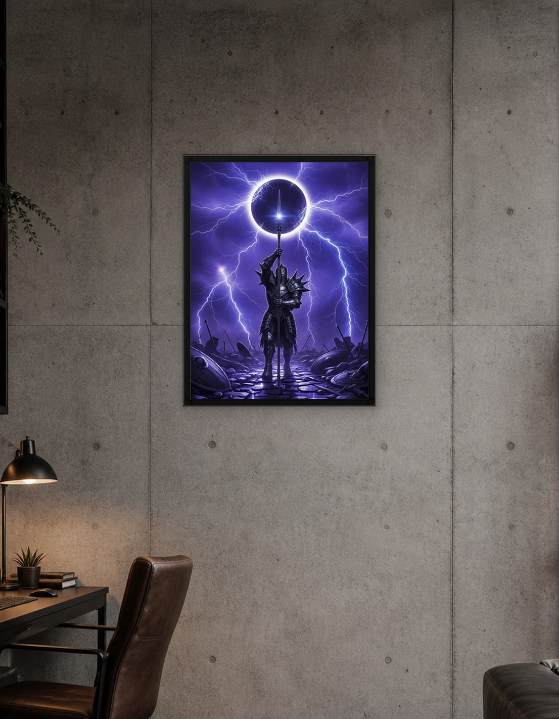 Dark Knight Under Lightning Eclipse