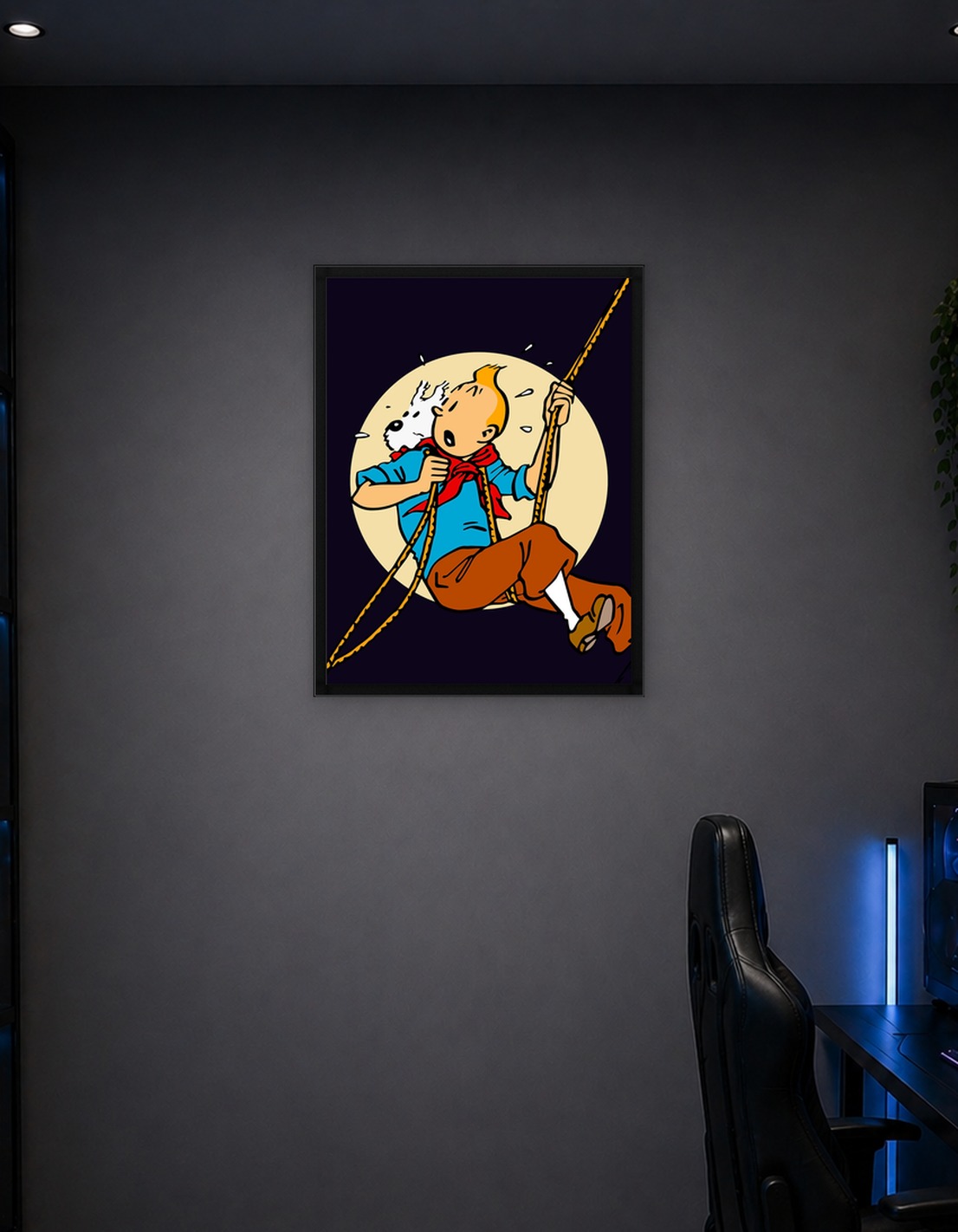 tintin hanging out