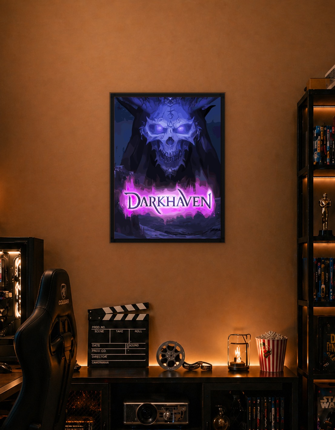 Darkhaven Skull and Logo