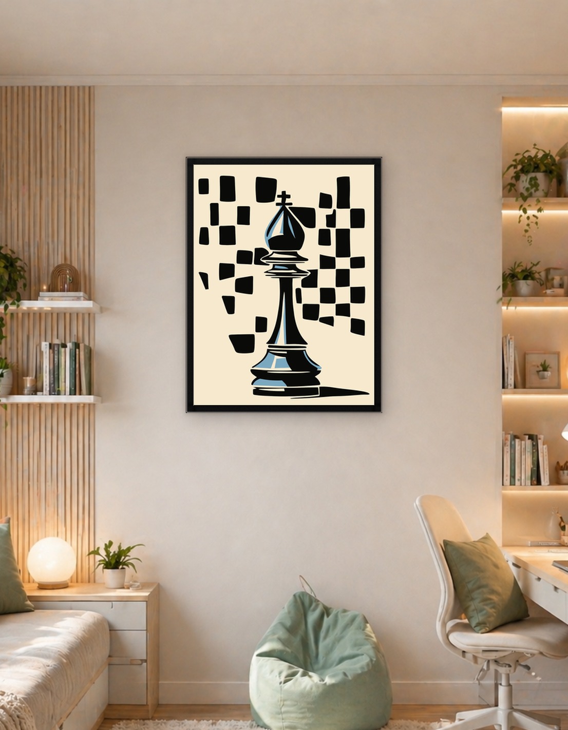 Chess Bishop and Board