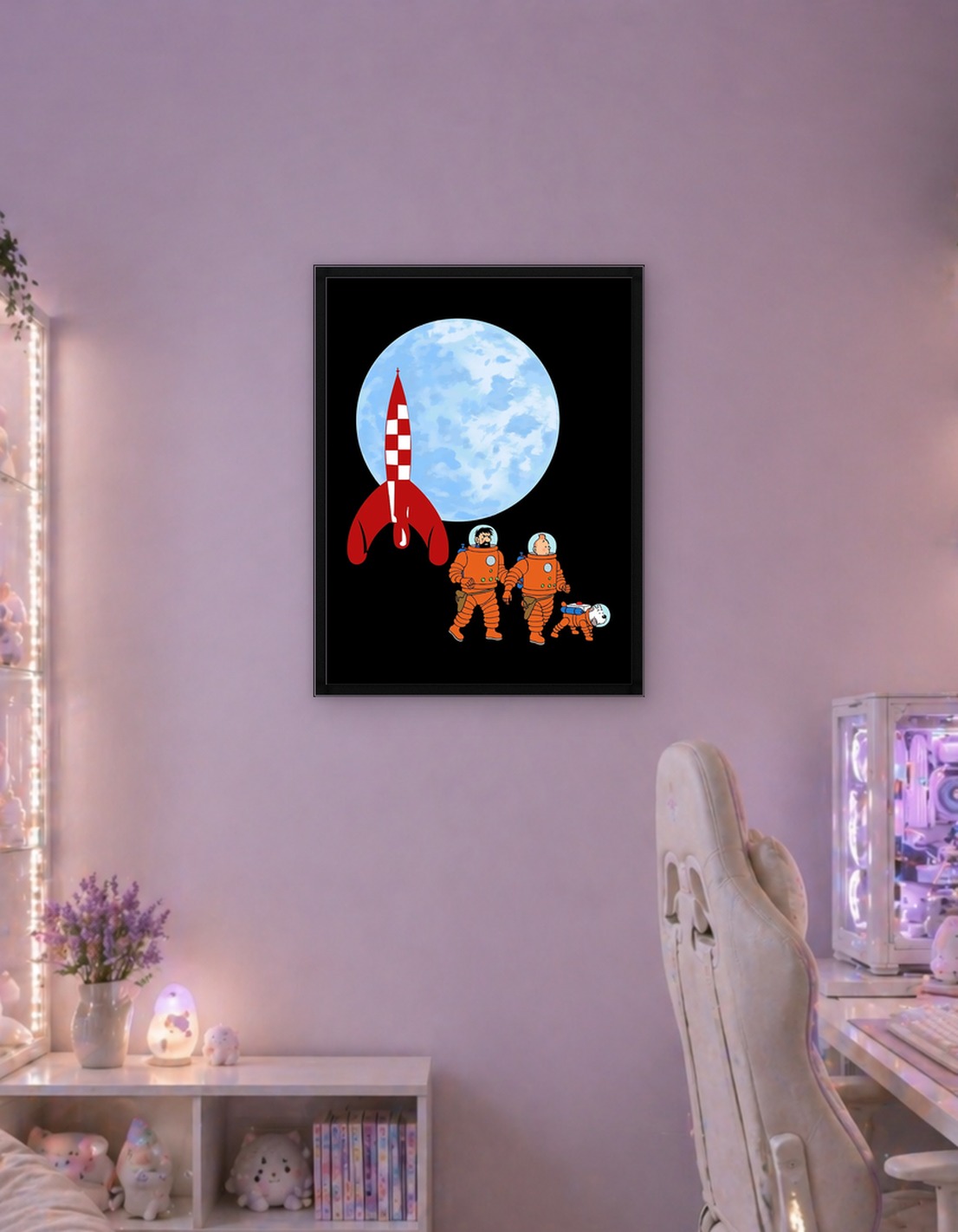 a tintin blue moon