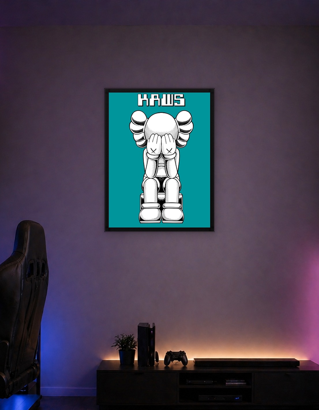 sad kaws