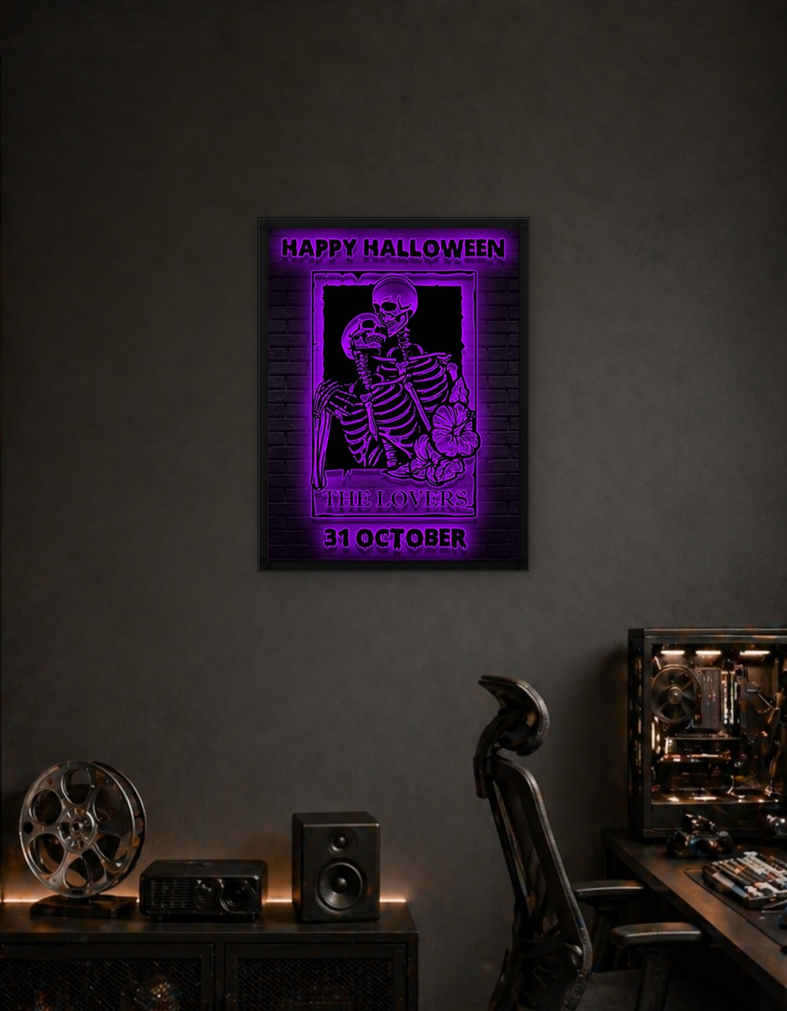 double skeleton halloween