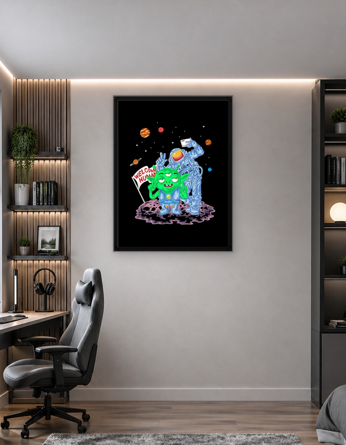 welcome human funny alien