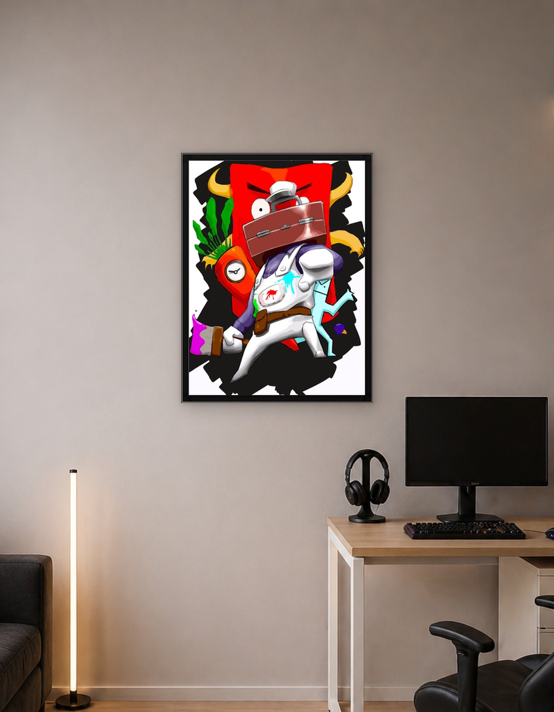 Castle Crashers – Knight Chaos Cartoon Art