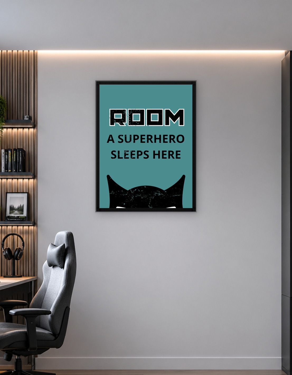 room a superhero sleeps