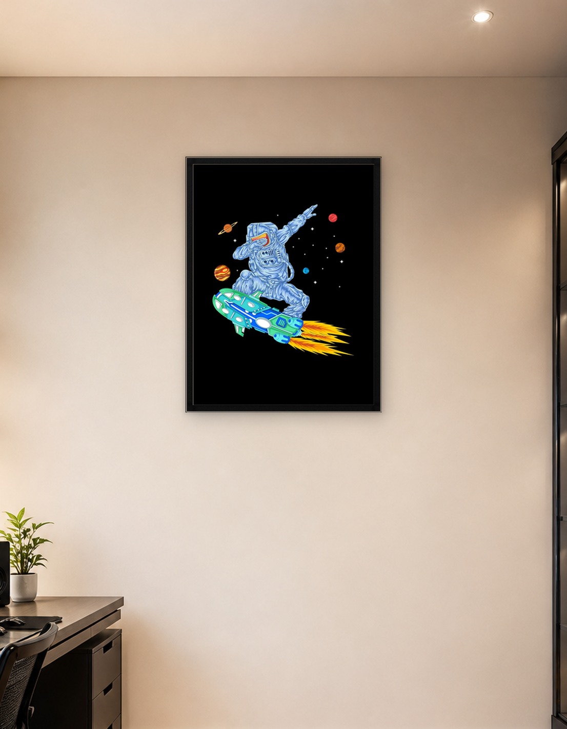 astronaut dabbing