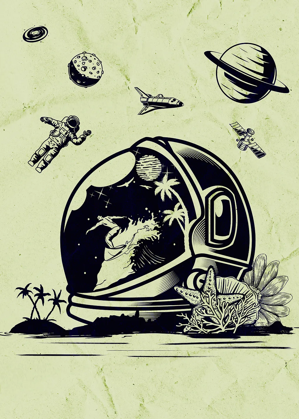 space Landscapes sea