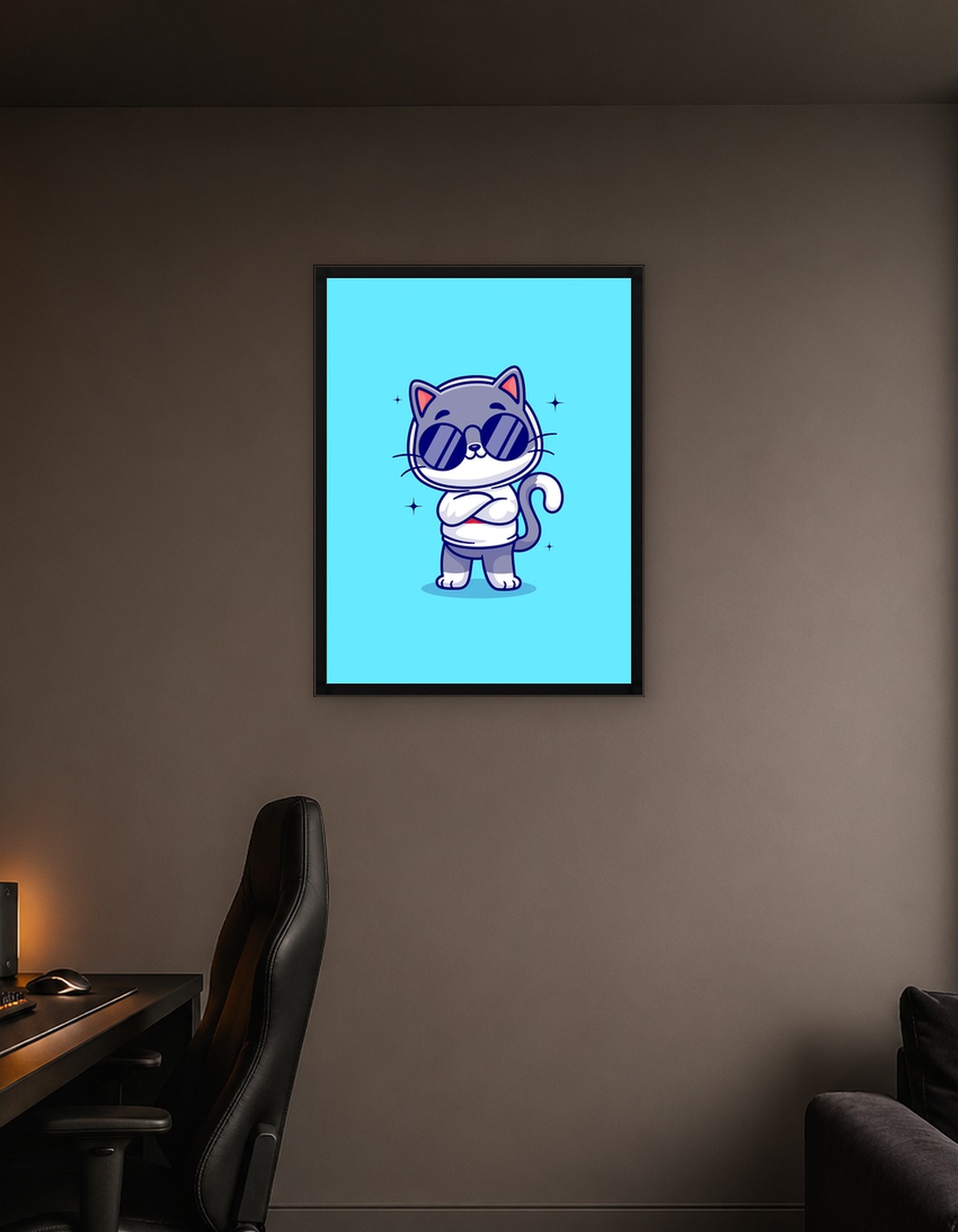 cat wearing eyeglasses