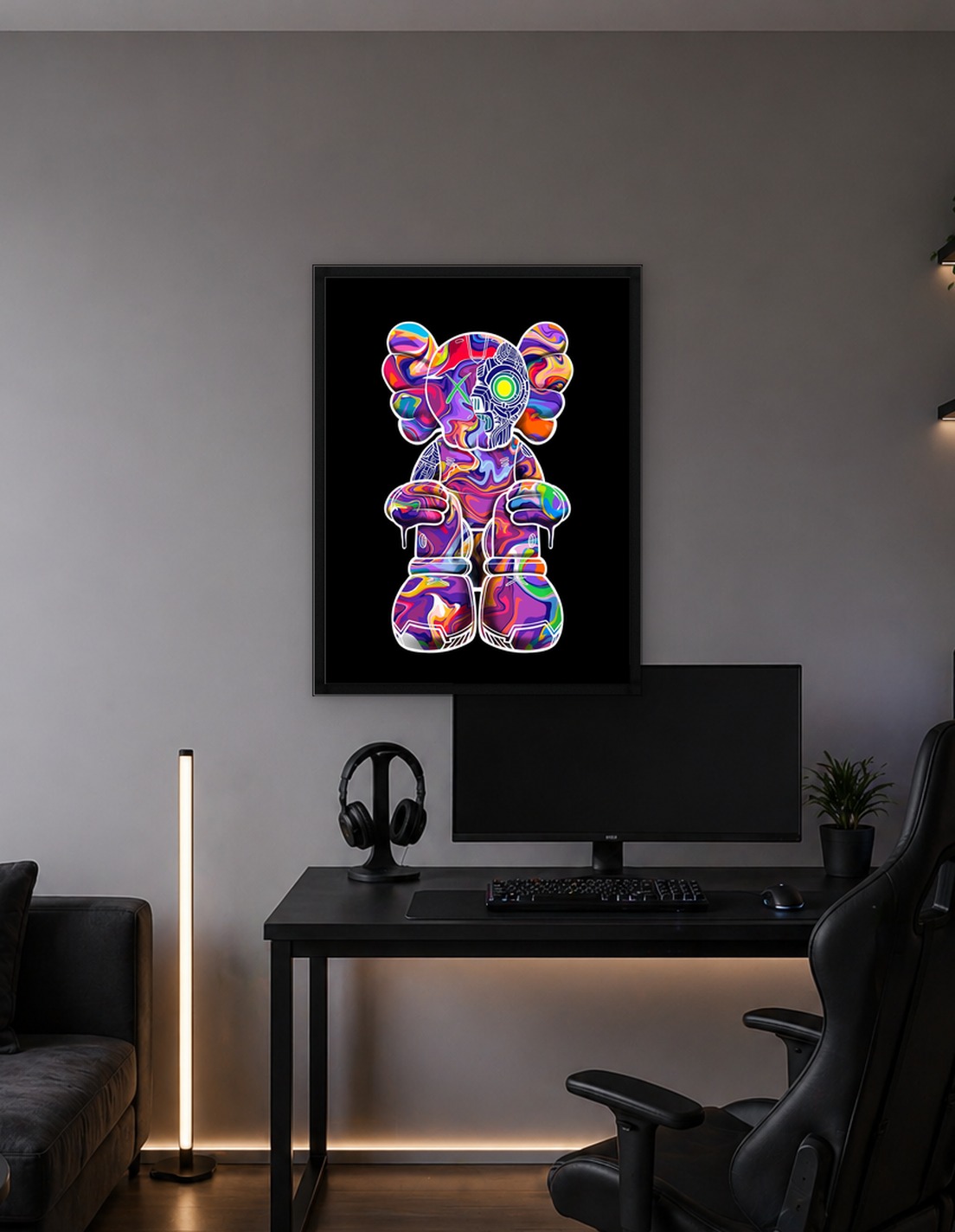 colorfull kaws