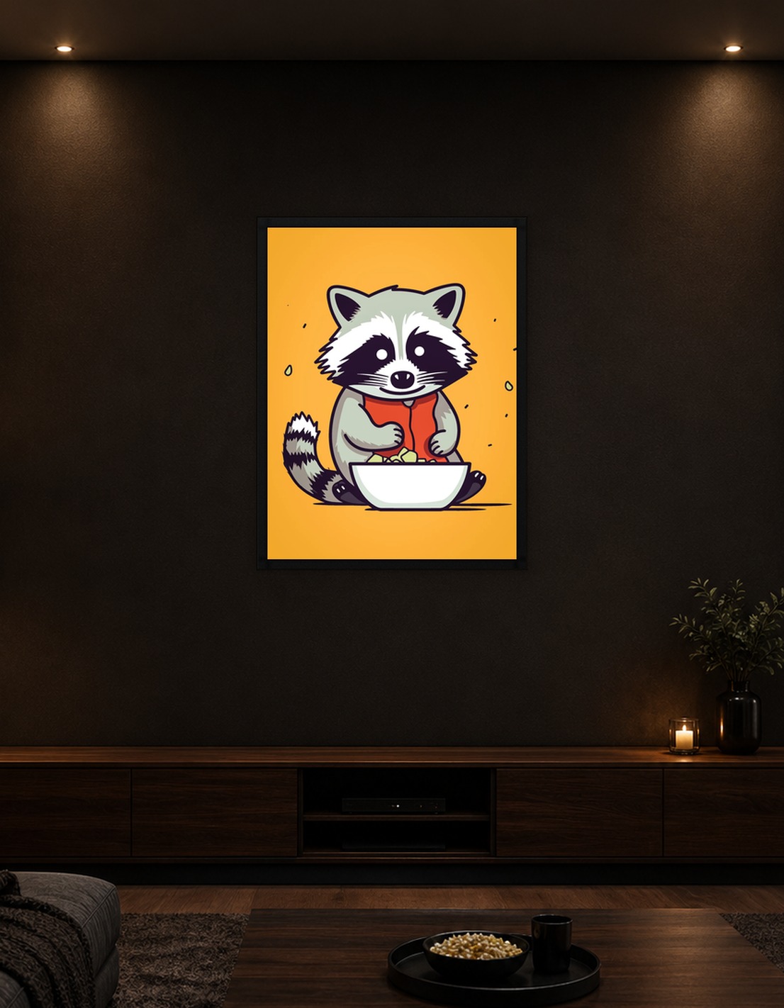 baby raccoon