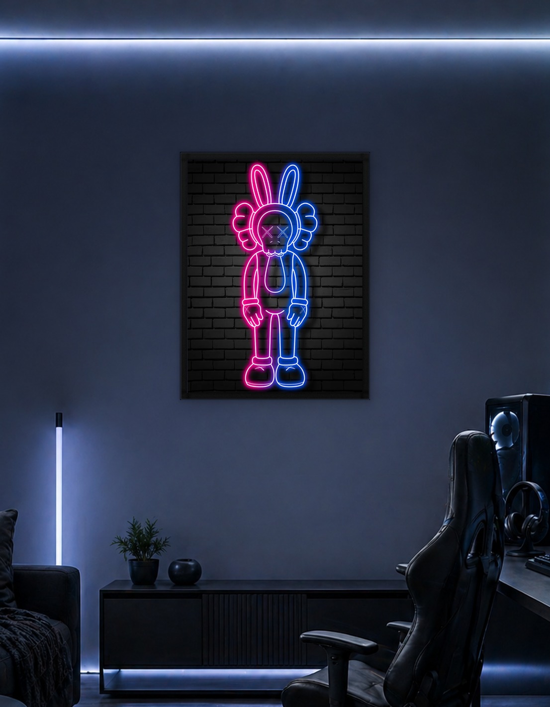 неон KAWS 2