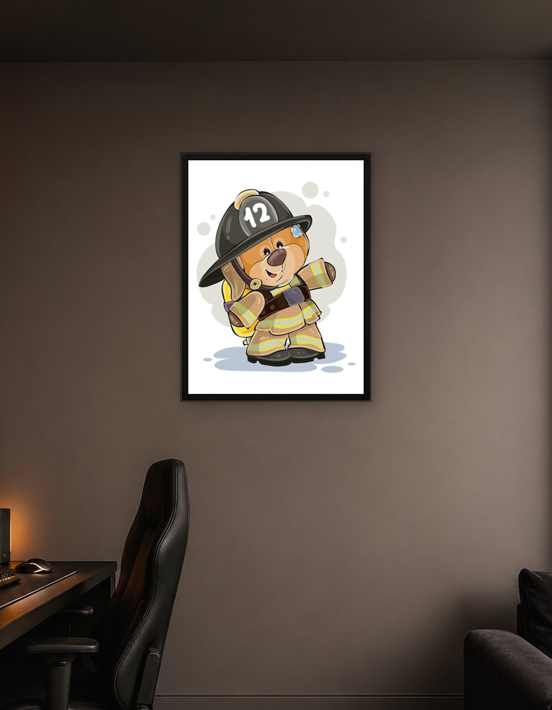 teddy bear fireman