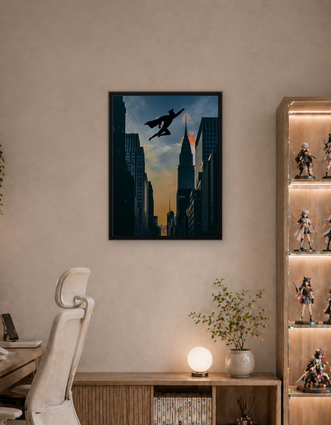superhero poster art