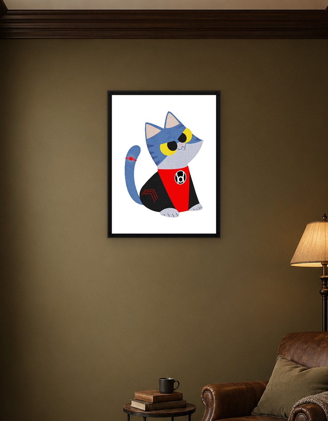 синий кот