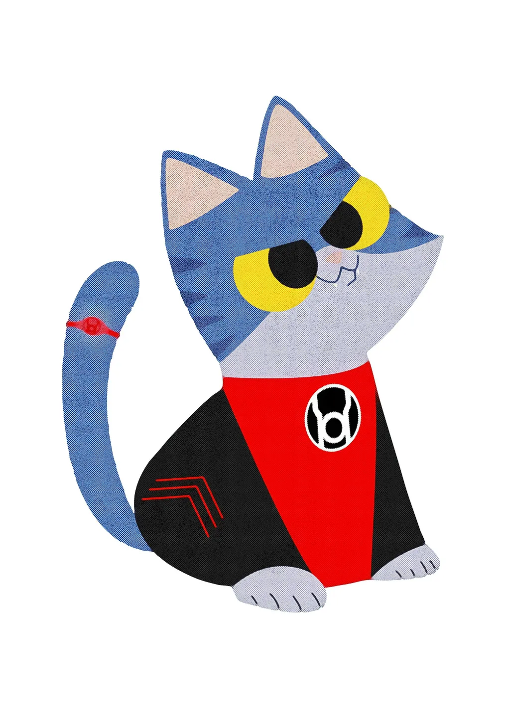 синий кот