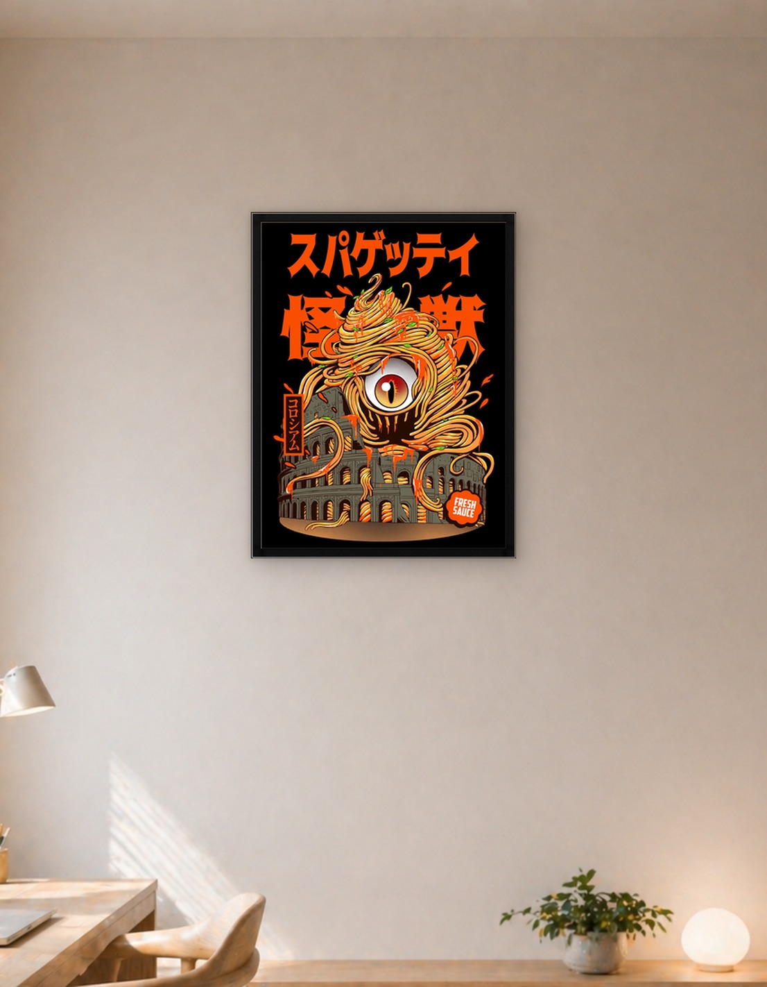 spaghetti kaiju black