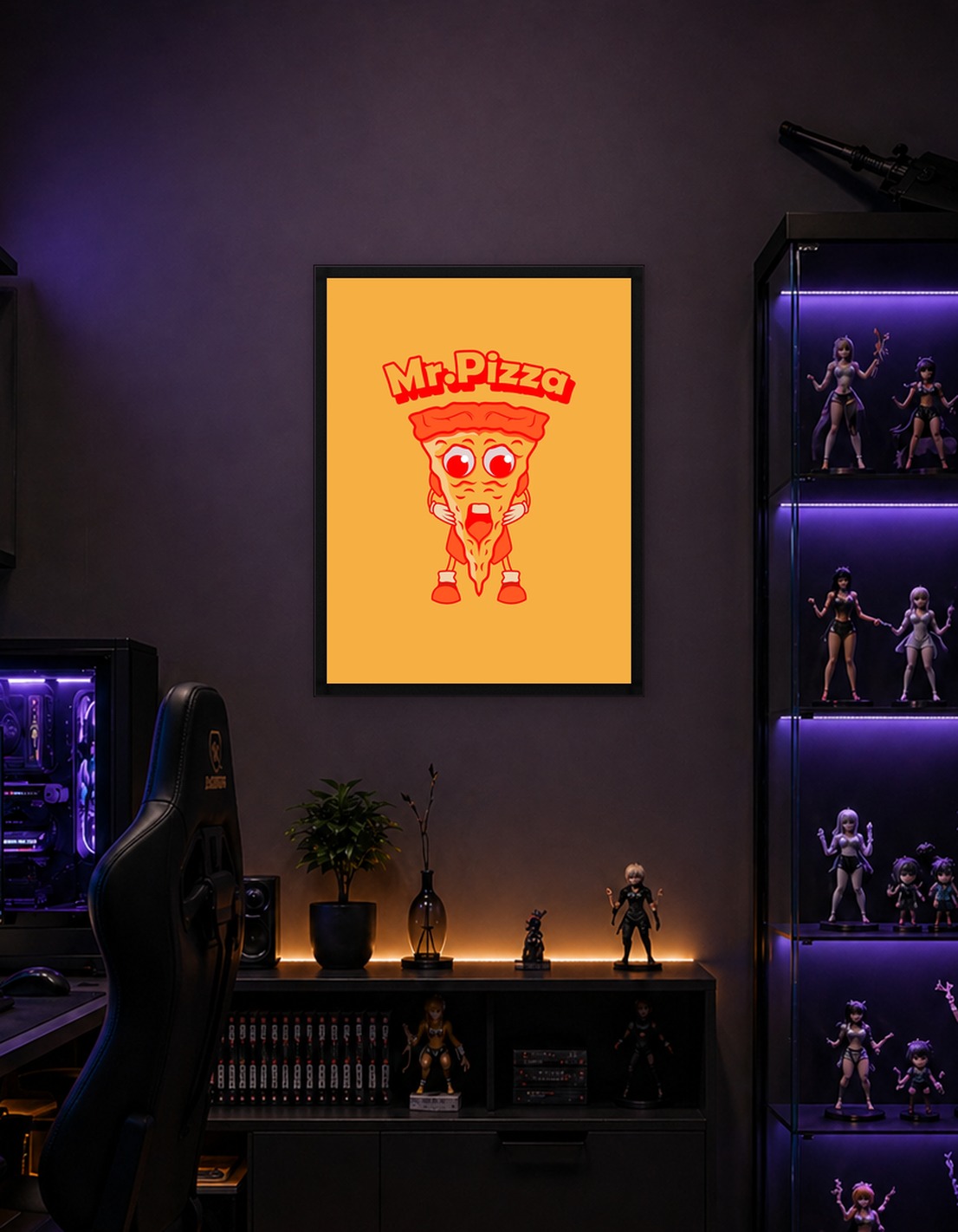 mascot a pizza character