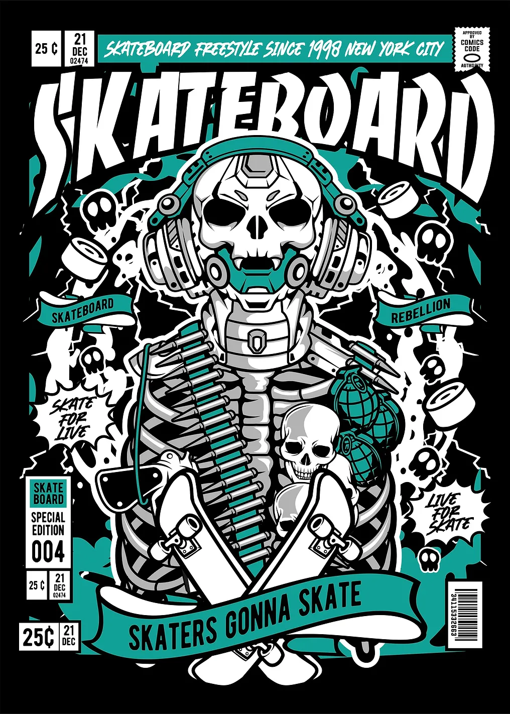 skull war robot comic cove