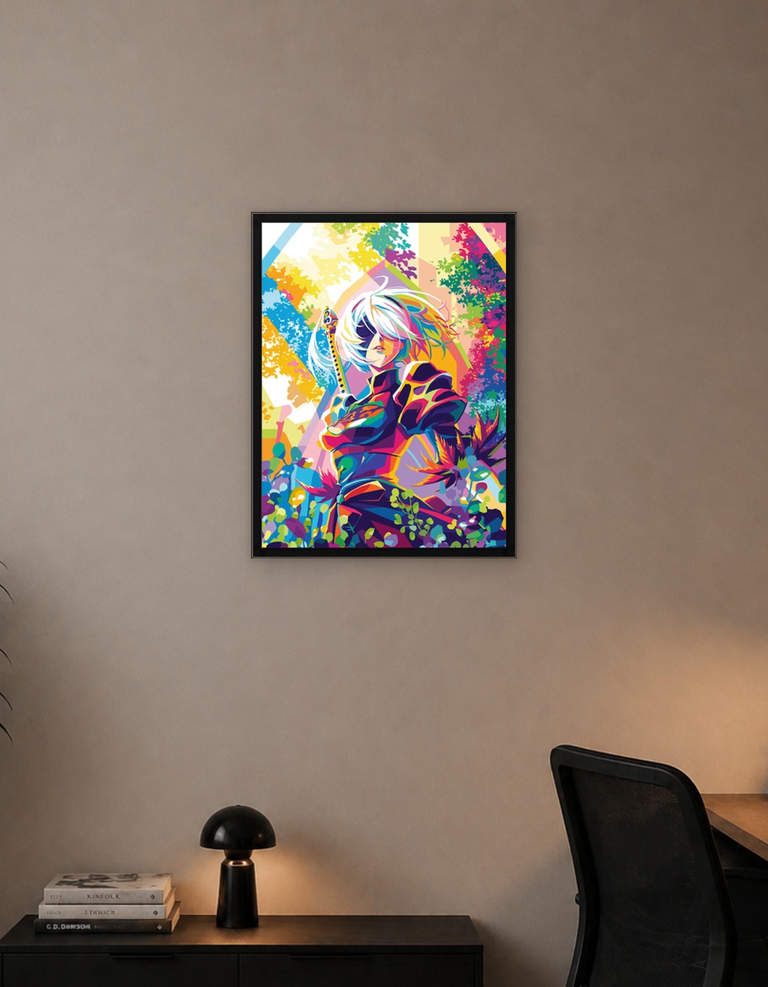 2B Портрет в стиле WPAP