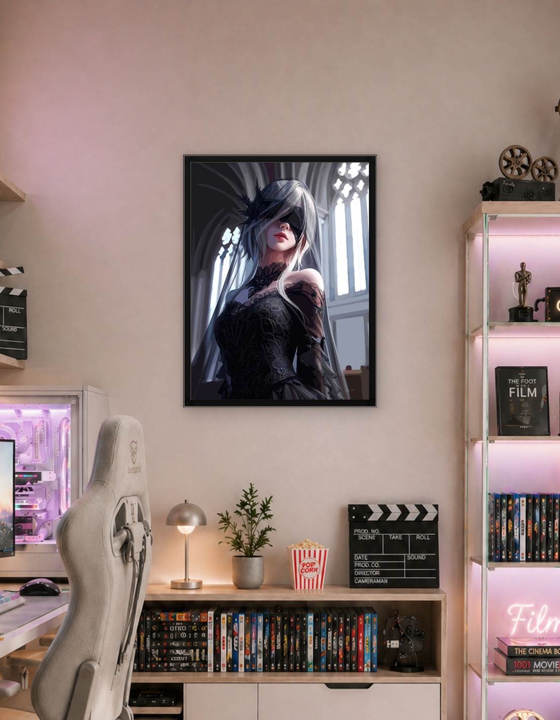 2B in a Black Dress