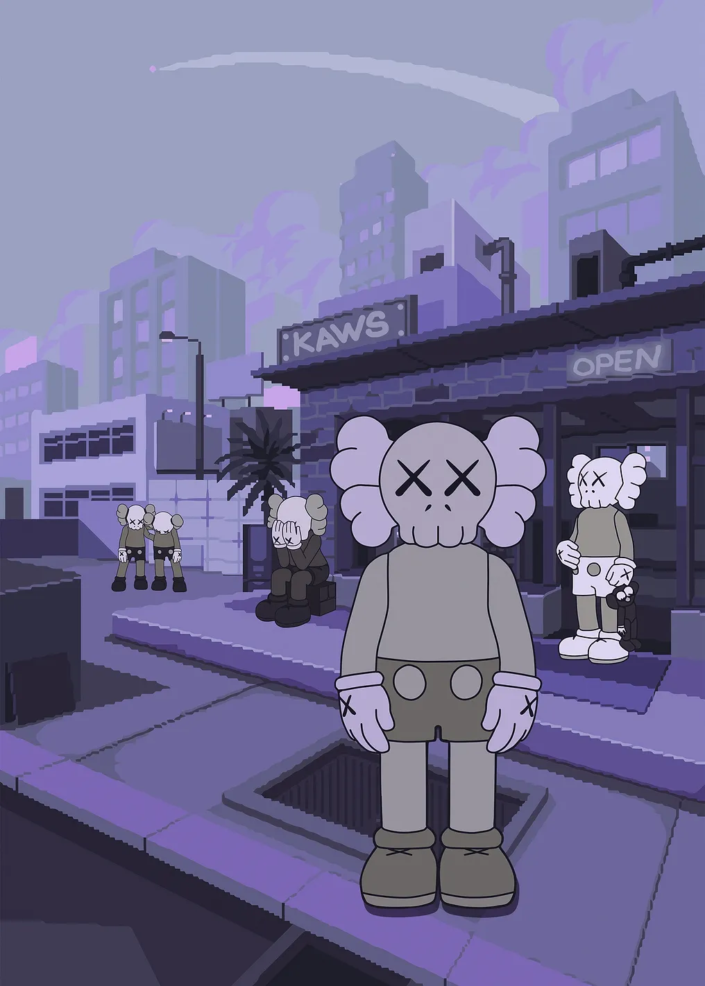 KAWS город город