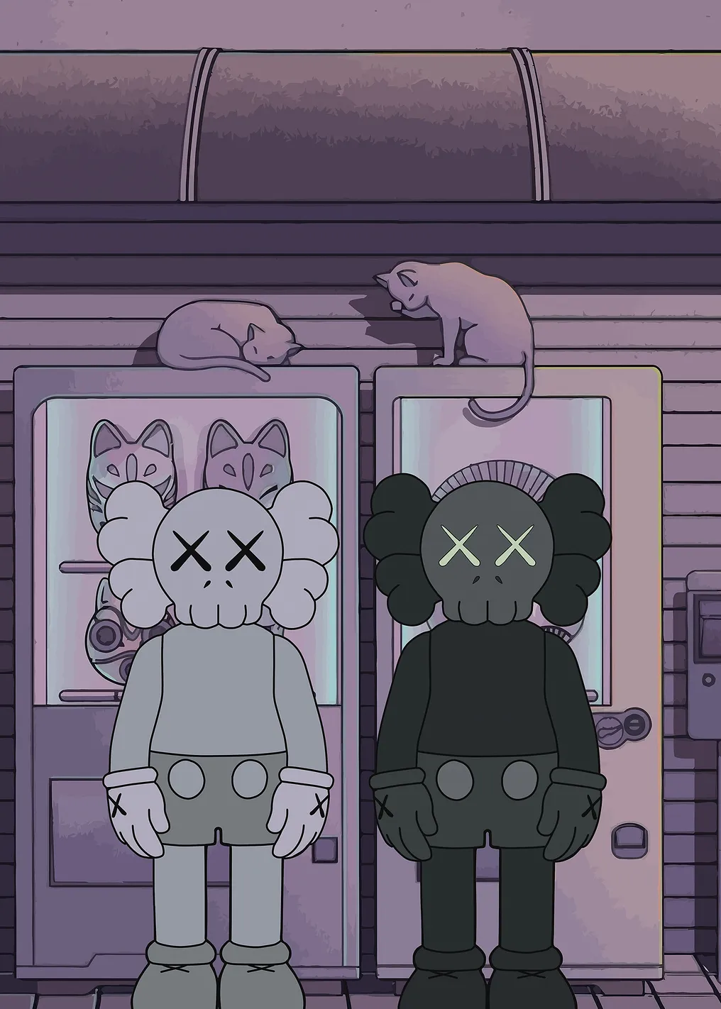 kaws toy machine