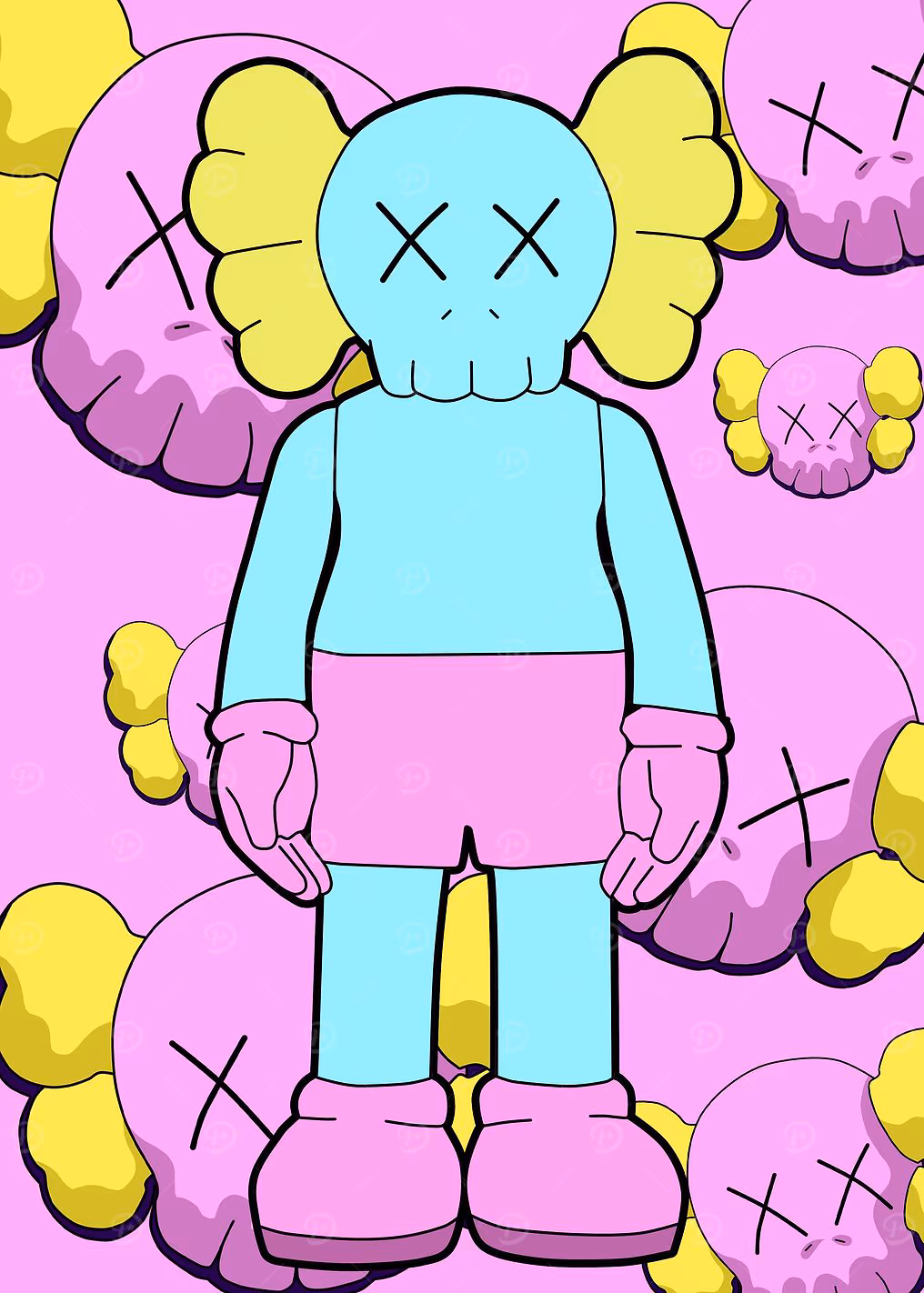 kaws cartoon toys