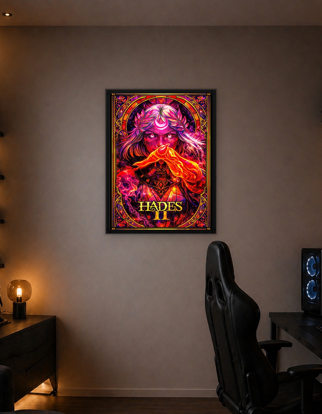 Hades II Melinoe Stained Glass Art