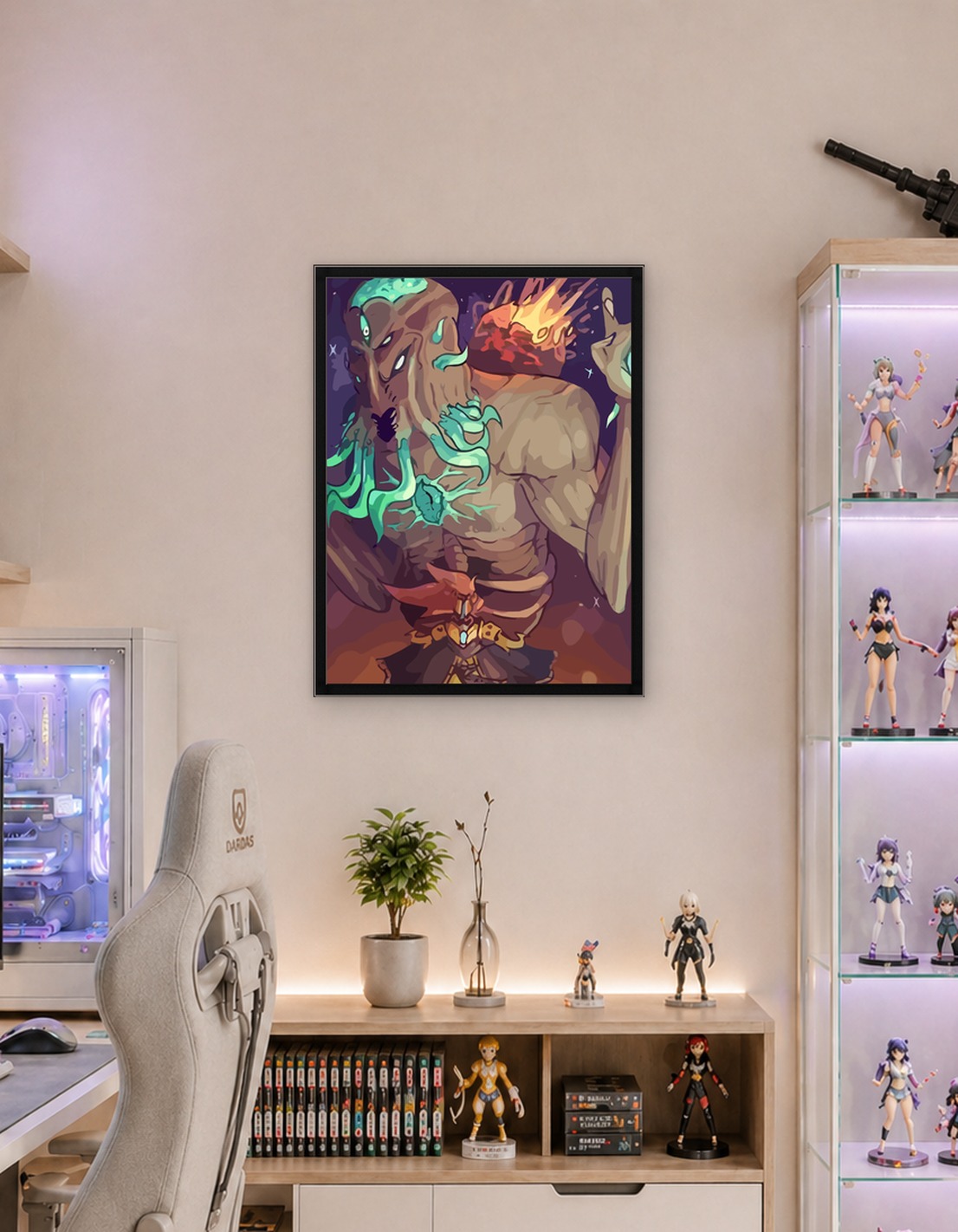 Giant Eldritch Being and Warrior