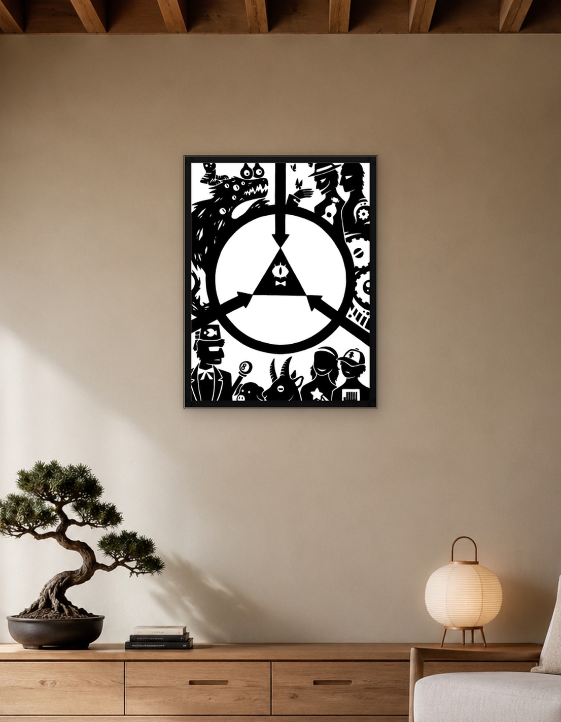 Gravity Falls Bill Cipher and Characters