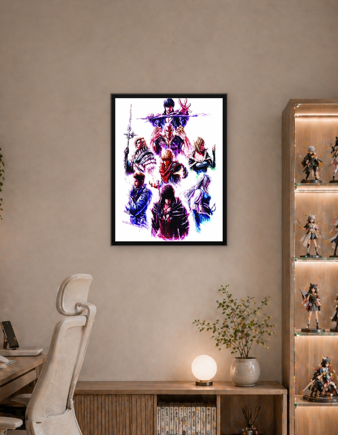 Group of Fantasy Warriors