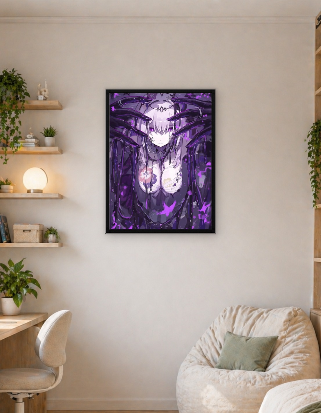 Girl with Purple Tentacles