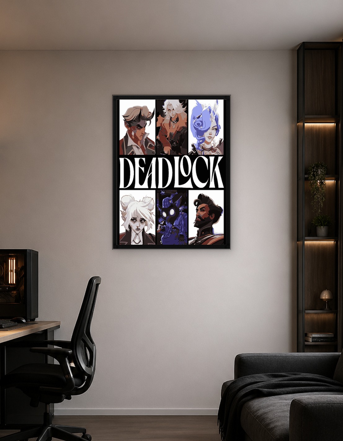 Deadlock Collage Character Art