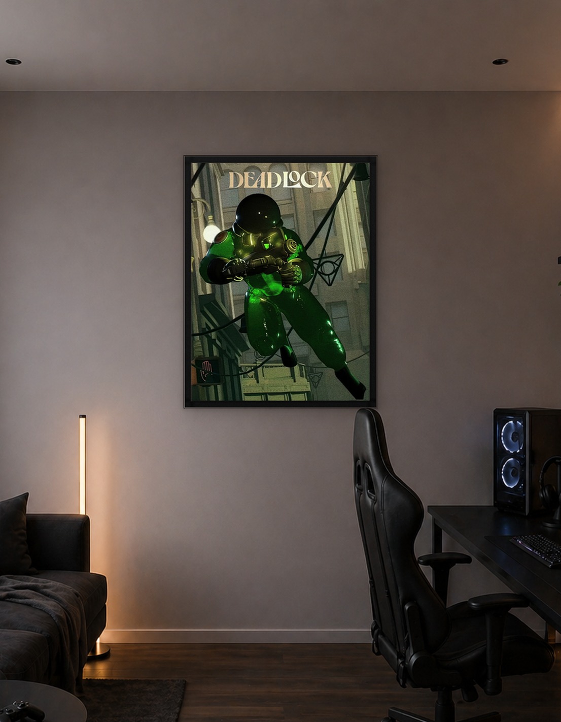 Deadlock Character in Green Suit