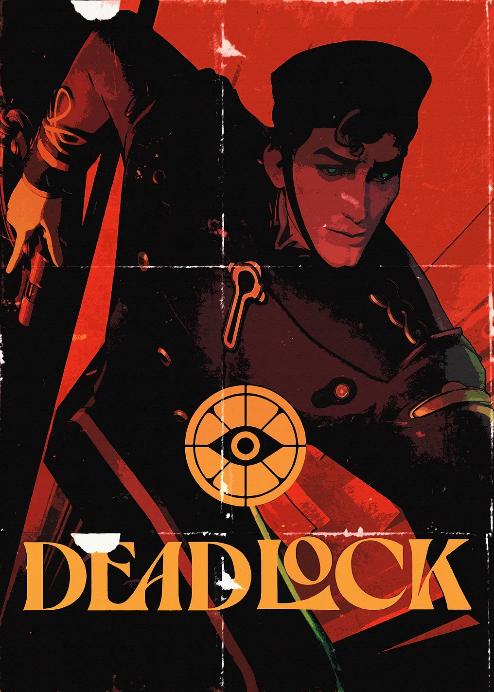 Deadlock Poster with Character and Symbol
