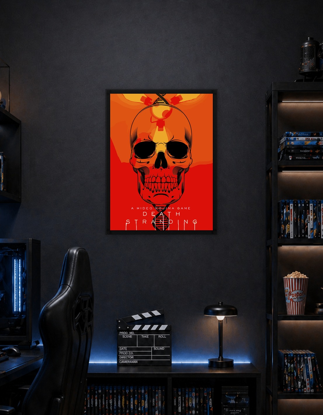 Death Stranding Skull and DNA Poster