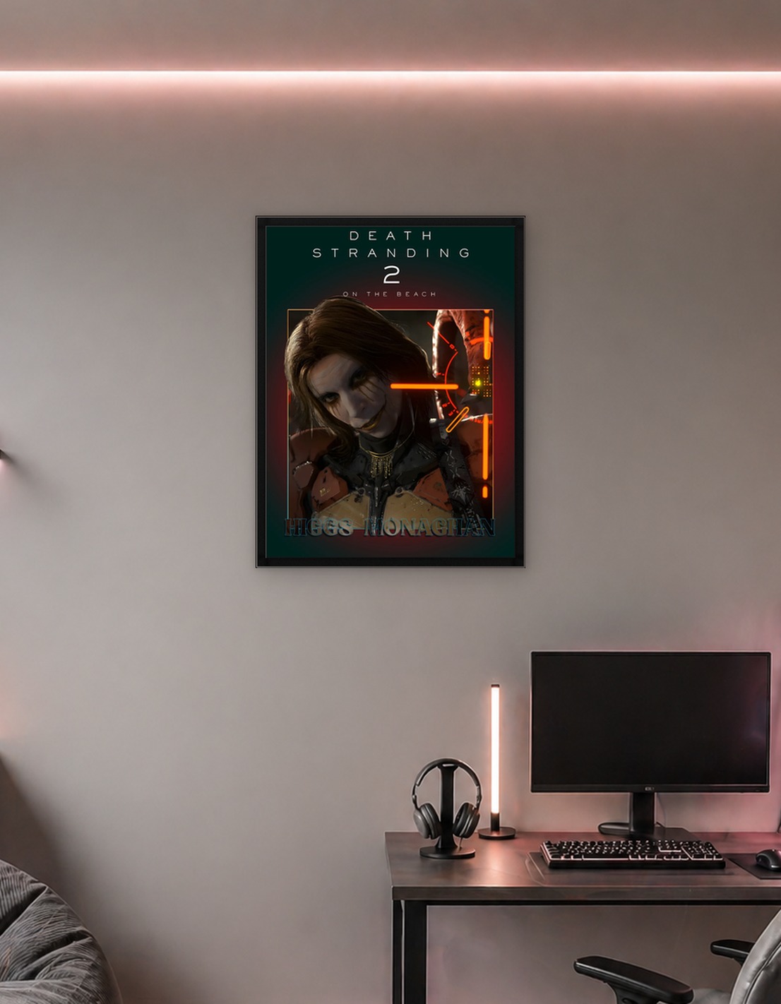 Death Stranding 2 Higgs Monaghan Poster