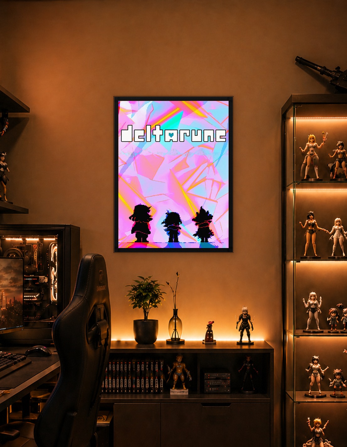 Deltarune Game Title with Characters