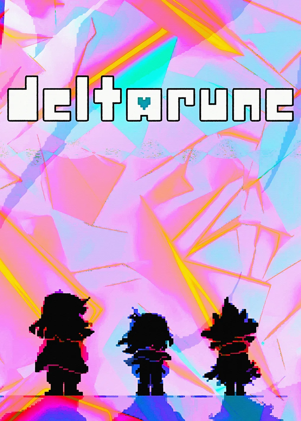 Deltarune Game Title with Characters