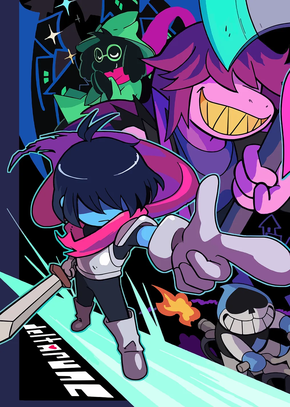 Deltarune Characters in Action - 9667836