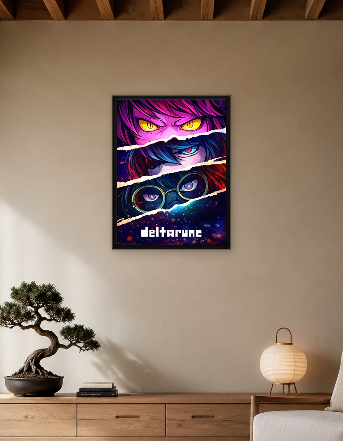 Deltarune Characters Eyes Poster