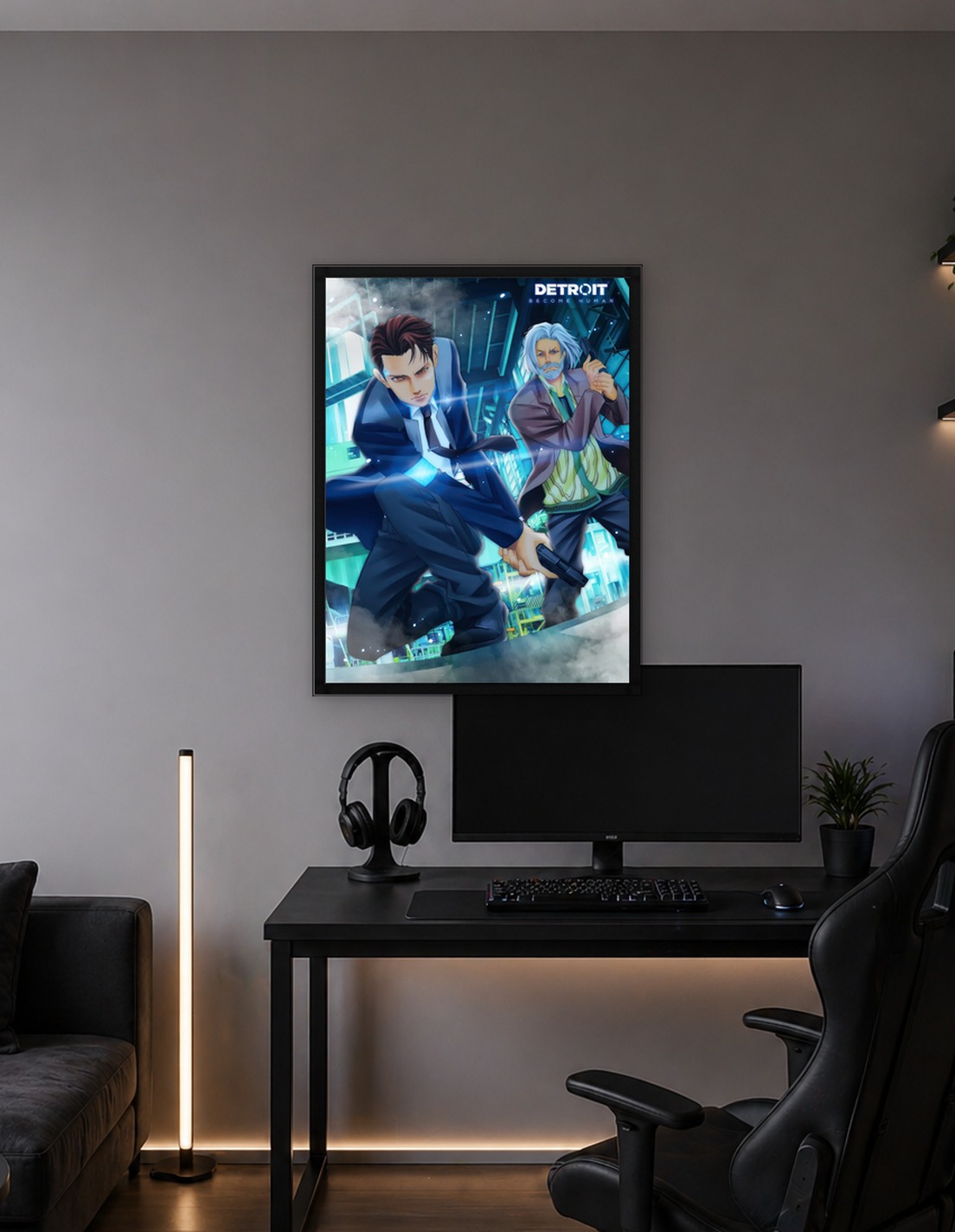 Detroit: Become Human characters in action