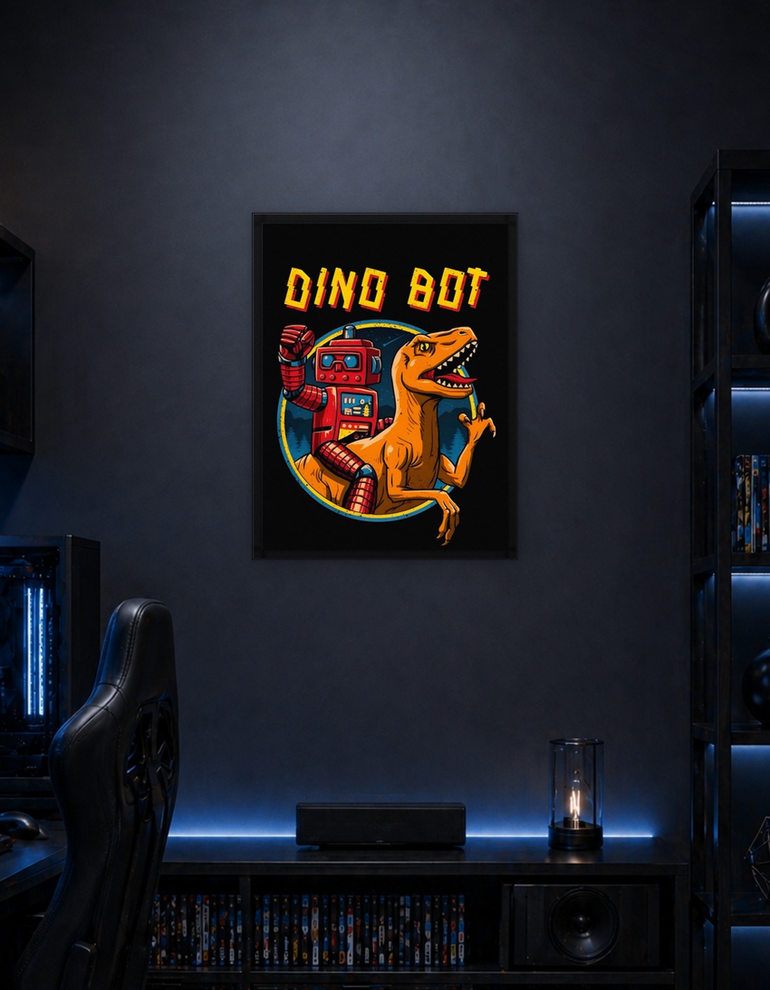 Dino Bot Robot Riding Dinosaur